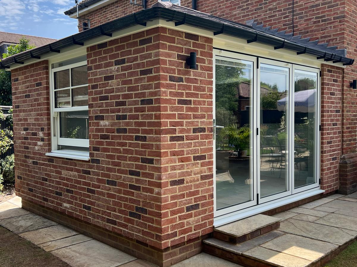 Typical timber extension build: 16m2