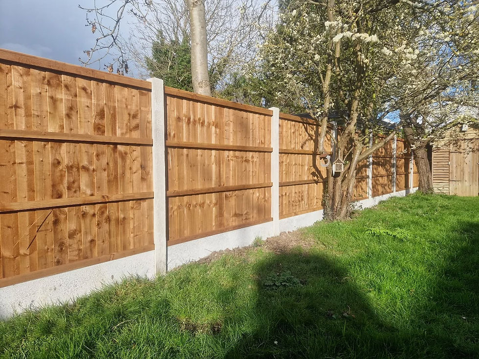 Completed Fencing Projects in Sandbach and Nearby