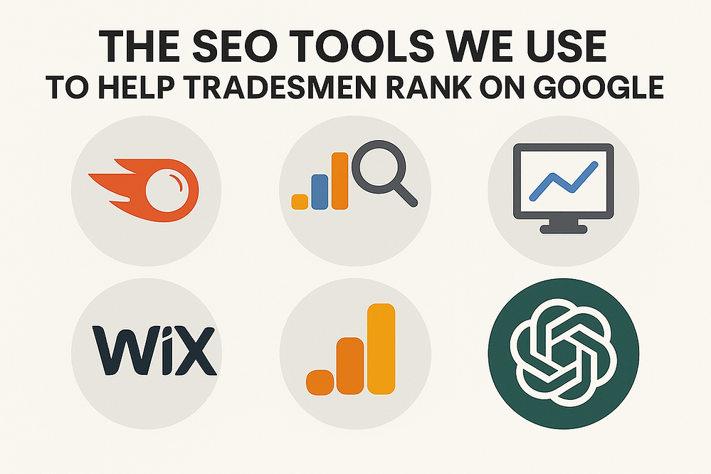 SEO Tools we use to help tradesmen