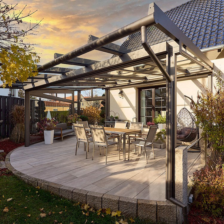 Terrace and seating cover