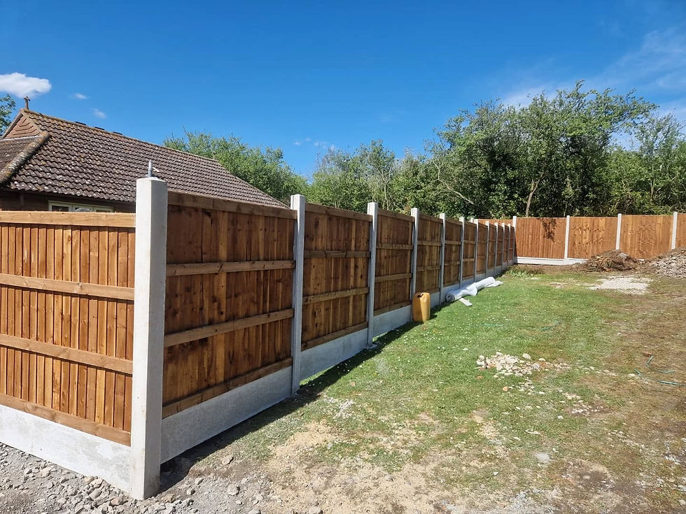 Completed Fencing Projects in Winsford and Nearby
