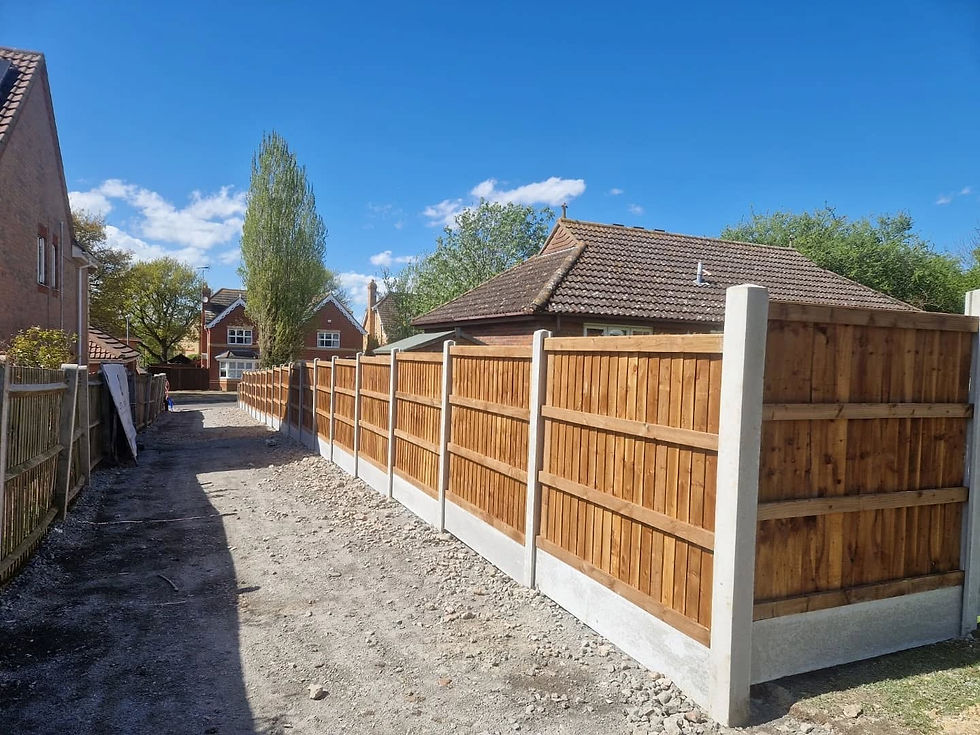 Completed Fencing Projects in Alsager and Nearby