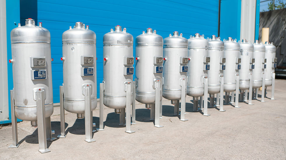 air receivers with pssr certificates after thorough examination