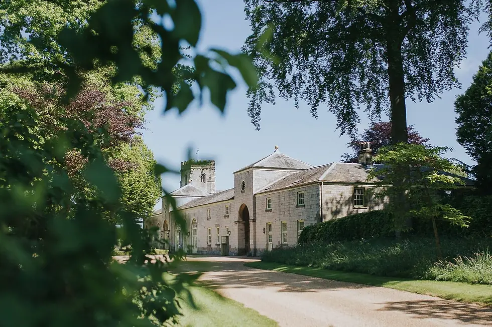 Settrington Orangery is nestled amonsts plants and trees
