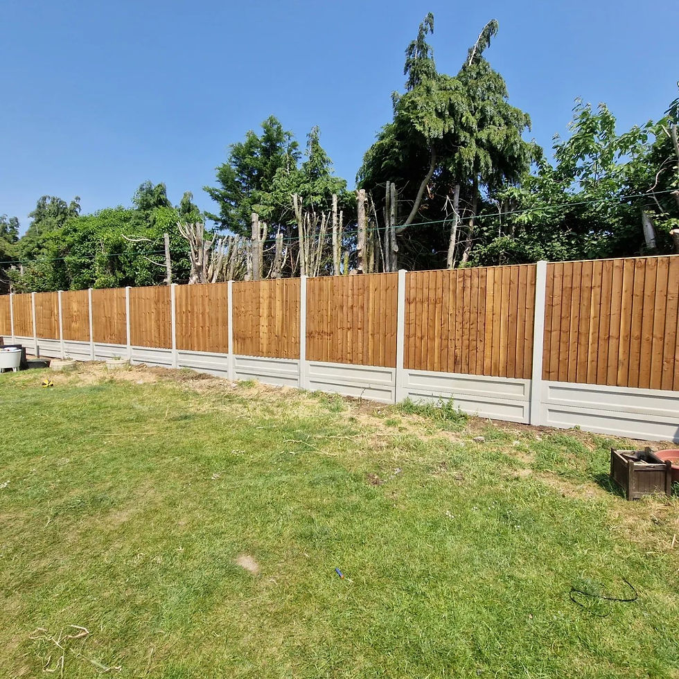 Completed Fencing Projects in Altrincham and Nearby