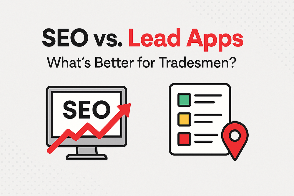 tradesmen using checkatrade, bark or my builder instead of seo