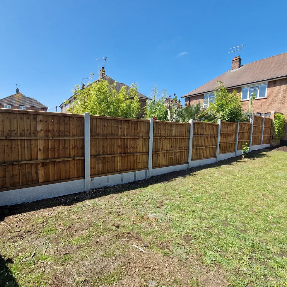 Completed Fencing Projects in Crewe and Nearby