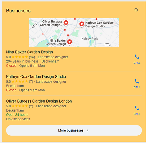google business profile map pack