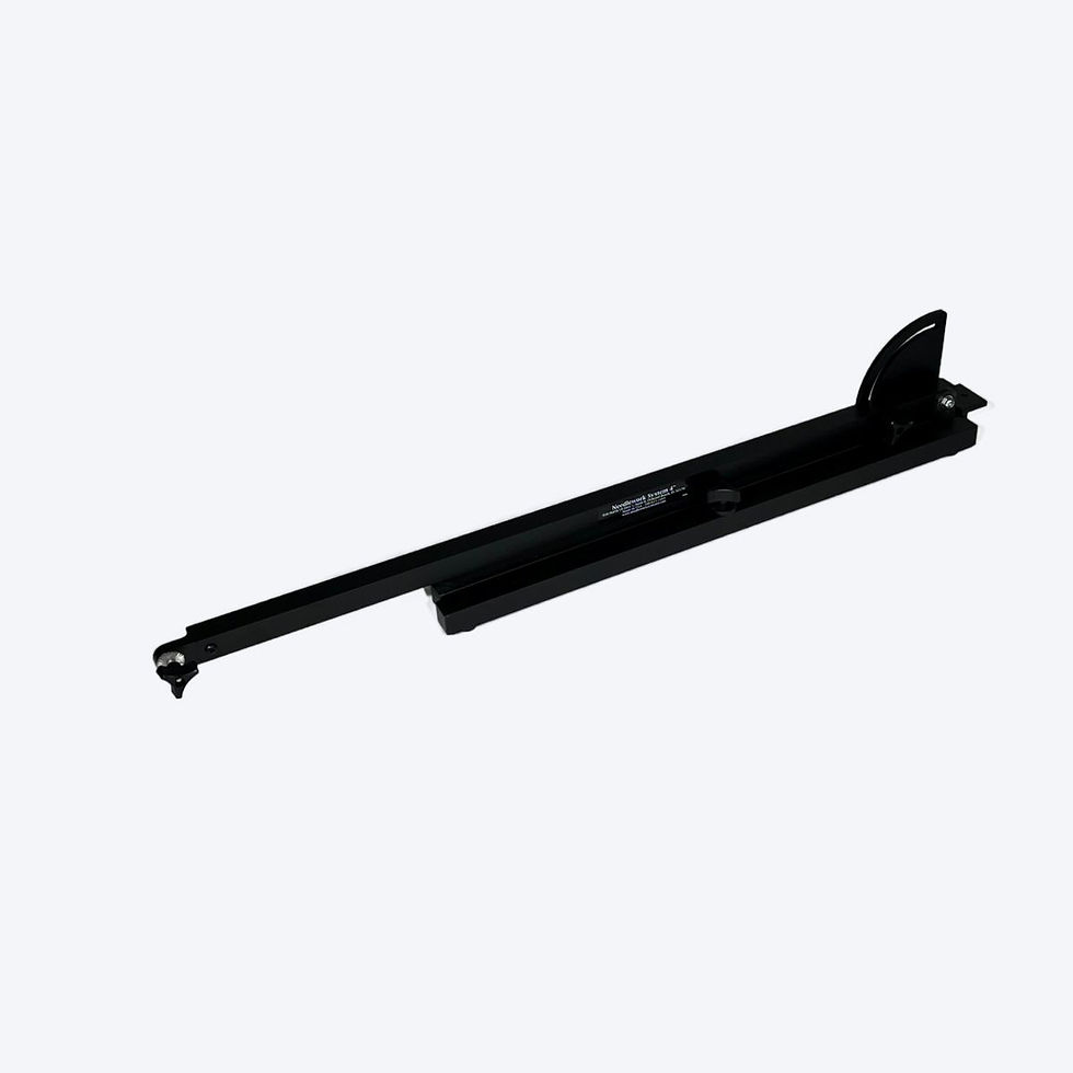 Thumbnail: Needlework Floor Stand folds up for easy storage and travel.  Lightweight and easy to set up.