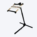 Scroll Dowels shown with Belt Scroll Frame on Floor Stand