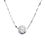 Thumbnail: Elegant 925 Sterling Silver Necklace with Lucky Bead