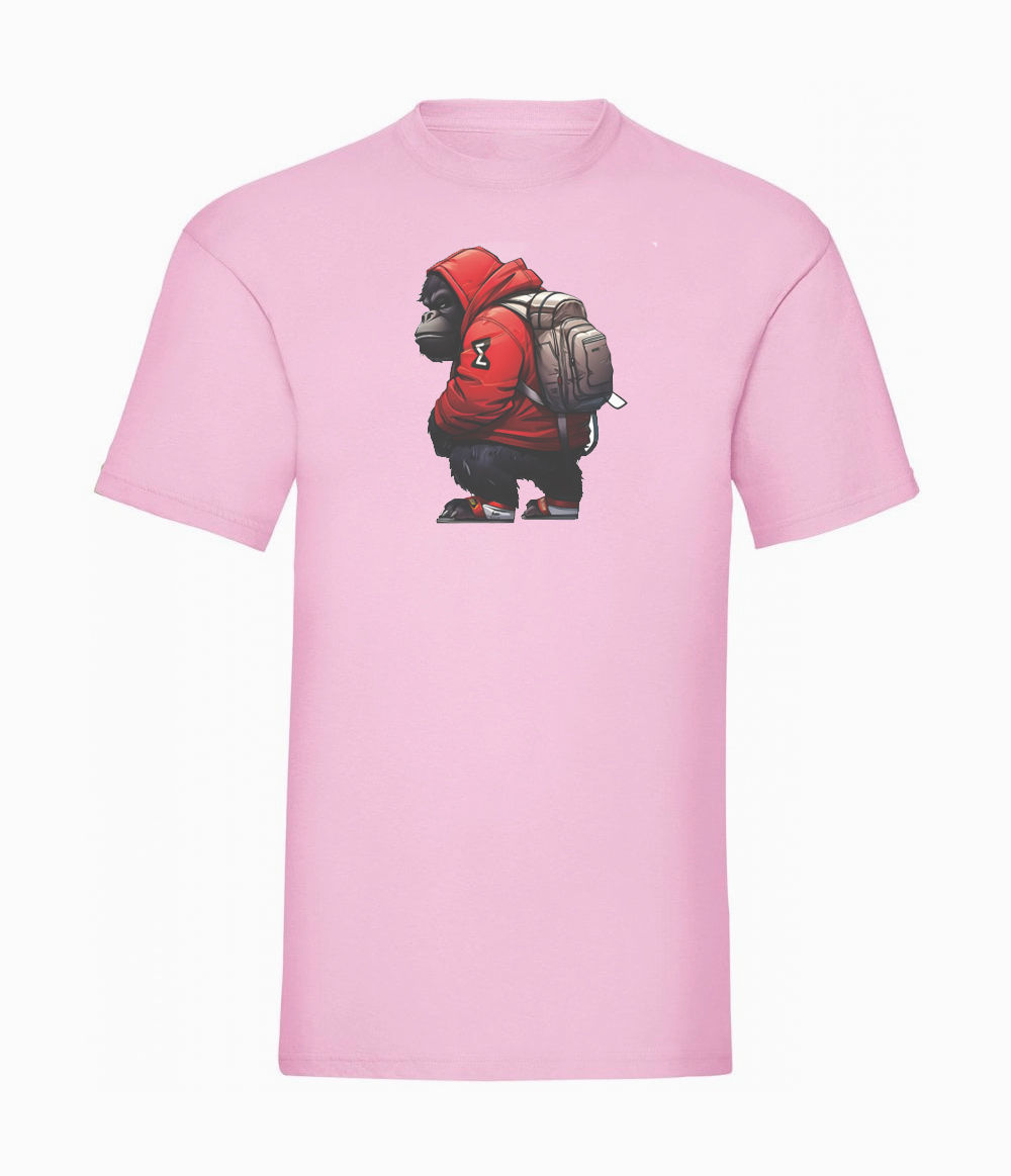 Gorilla Grit in pink Tee