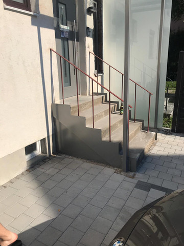 Geländer im Bau