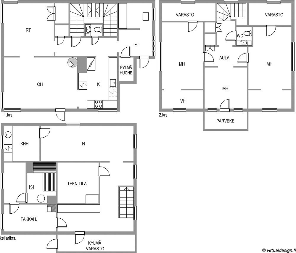 Pohjapiirros, omakotitalo tampere, sisustusblogi, remontointi, renovation, floor plan, interior design blog Finland