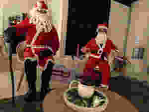 joulupukki kotikäynti, santa claus home visit