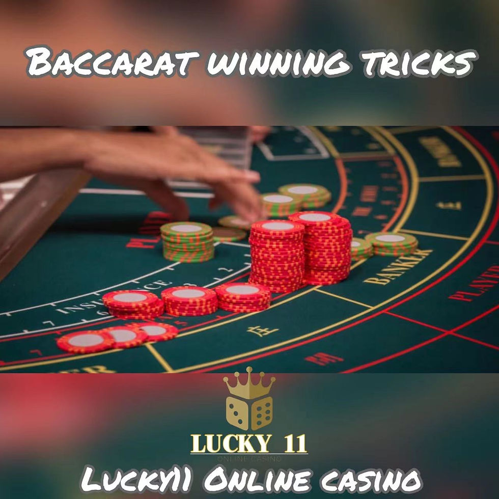 Baccarat winning tricks