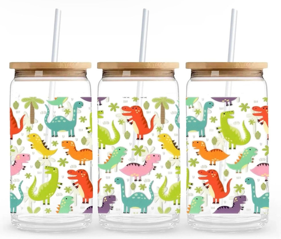 Thumbnail: Animal Theme16oz cup w/bamboo lid