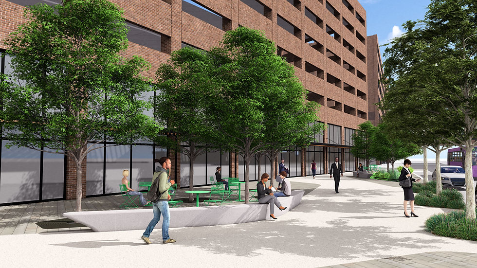 Rendering of JBJ Plaza