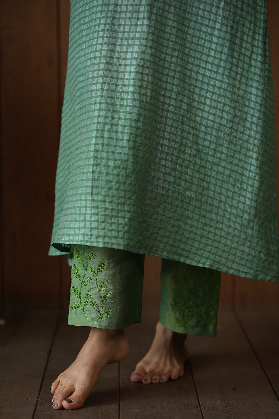 Thumbnail: Silk Checkered Set