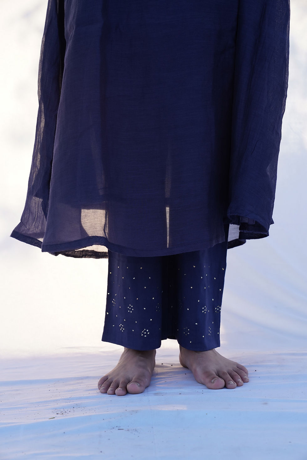 Thumbnail: Navy Ful Badla Set