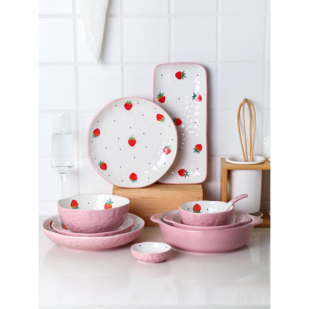 Strawberry Plate Set