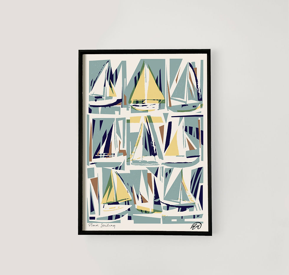 Thumbnail: 'Plain Sailing' Print