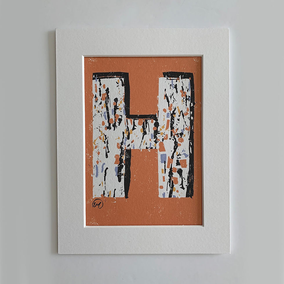 Thumbnail: Letter "H" Alphabet Print