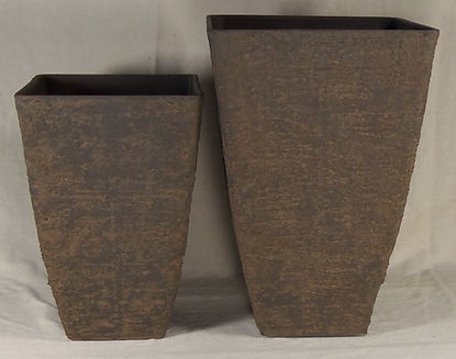 Aged Lite Sirus Square Planter-Sandal Wood