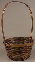 7" Bamboo Basket Floral