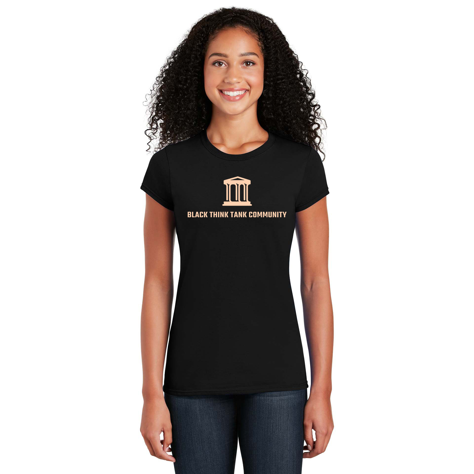 Black Think Tank Apparel Female T-shirt