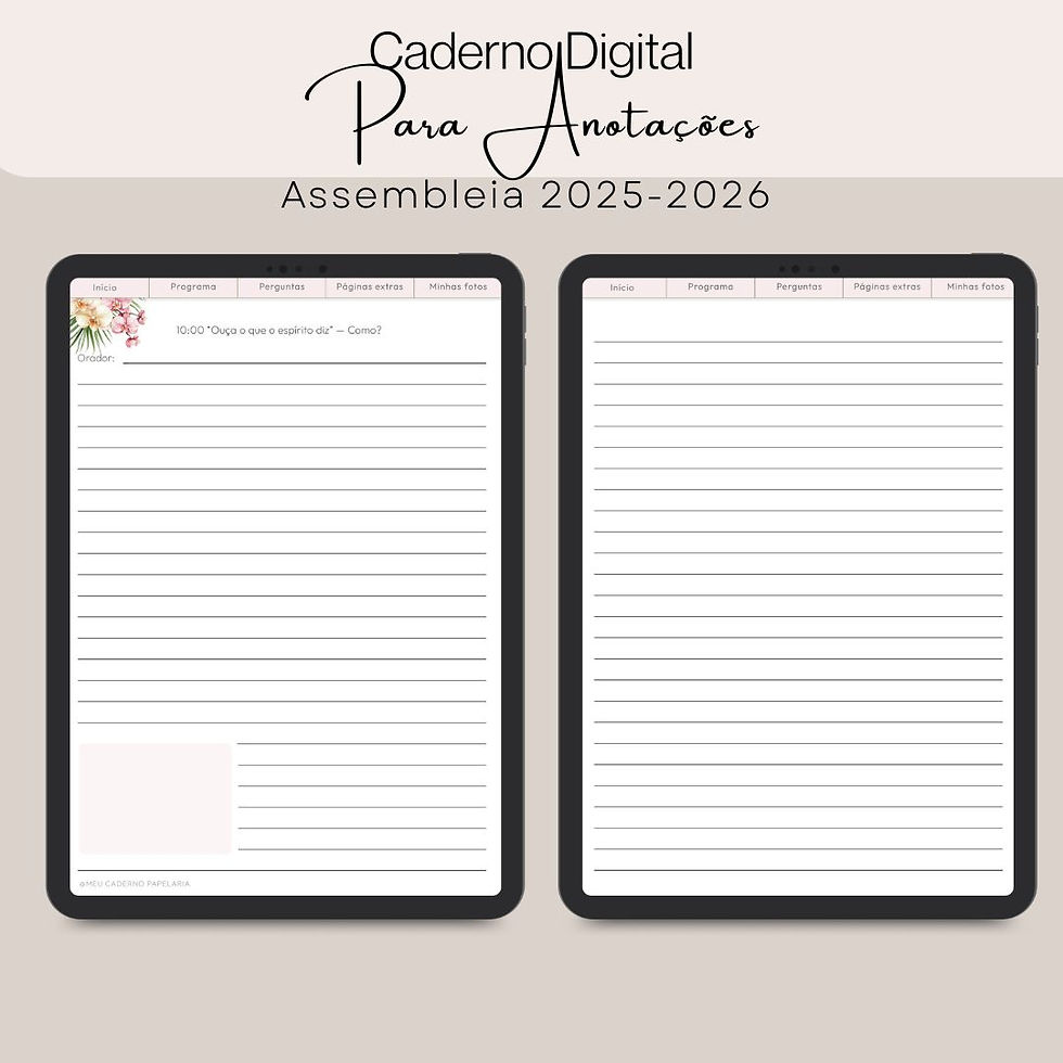Miniatura: Caderno DIGITAL-Assembleia 25/26-com o Representante de Betel