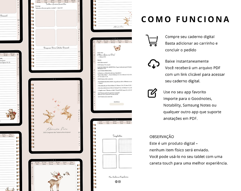 Thumbnail: Caderno Digital do Congresso 2025 – Adoração Pura