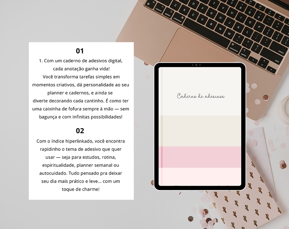 Thumbnail: Caderno Digital de Adesivos + Arquivos PNG