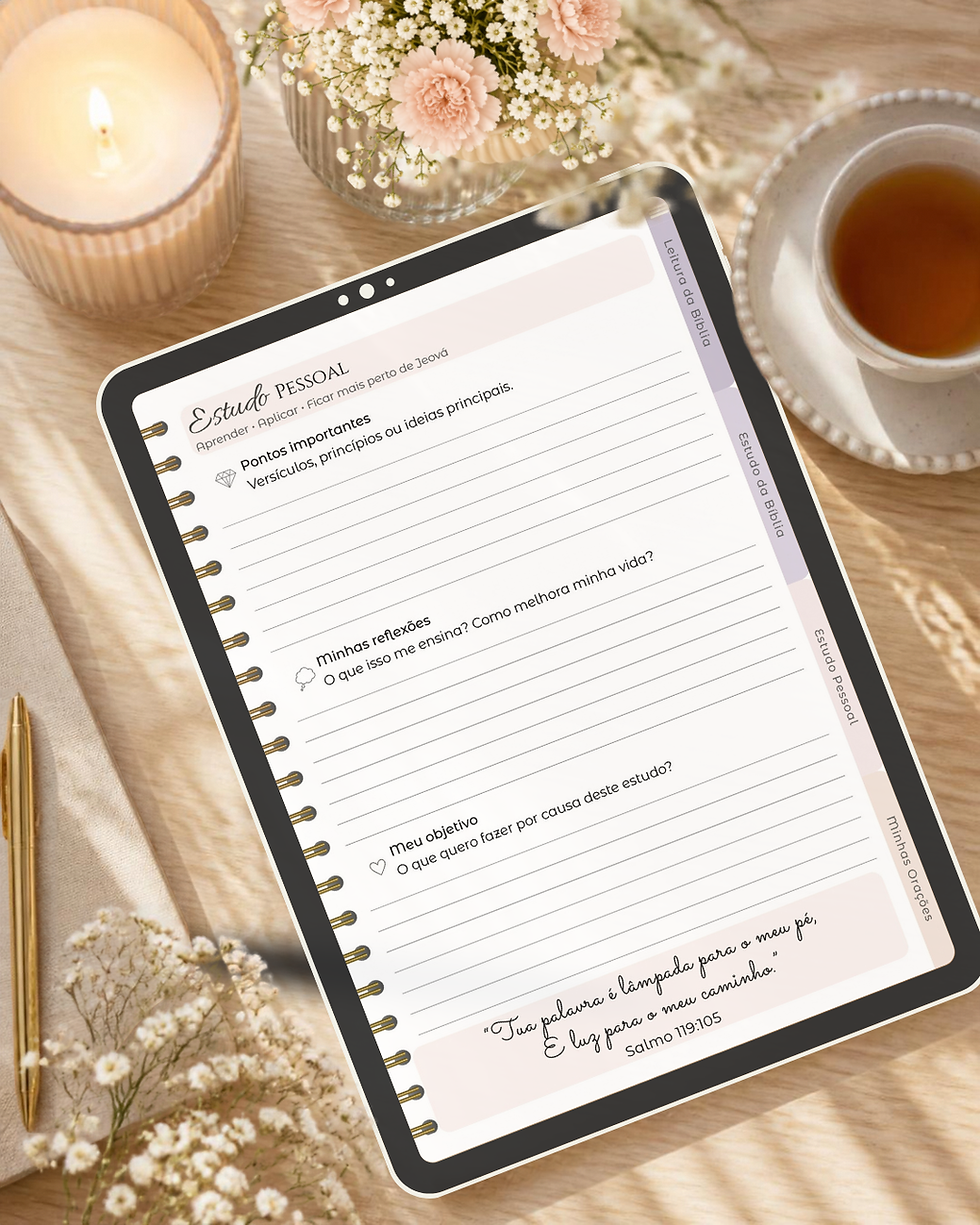 Miniatura: Caderno Digital de Estudo Pessoal — Modelo 2