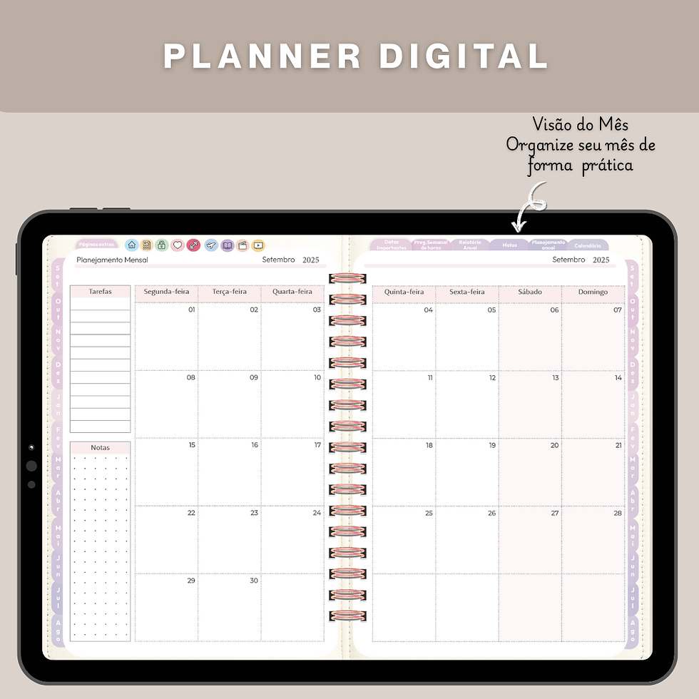 Miniatura: Planner digital pioneira/publicadora ♥ 2025/2026