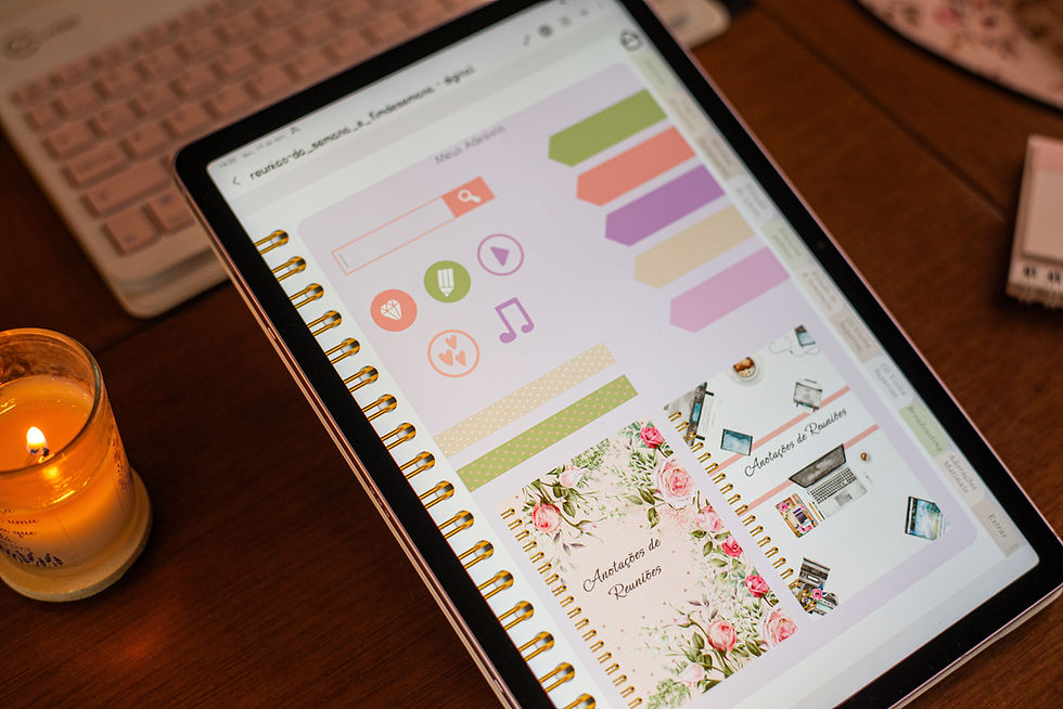 Miniatura: Caderno digital- Anotações de Reuniões