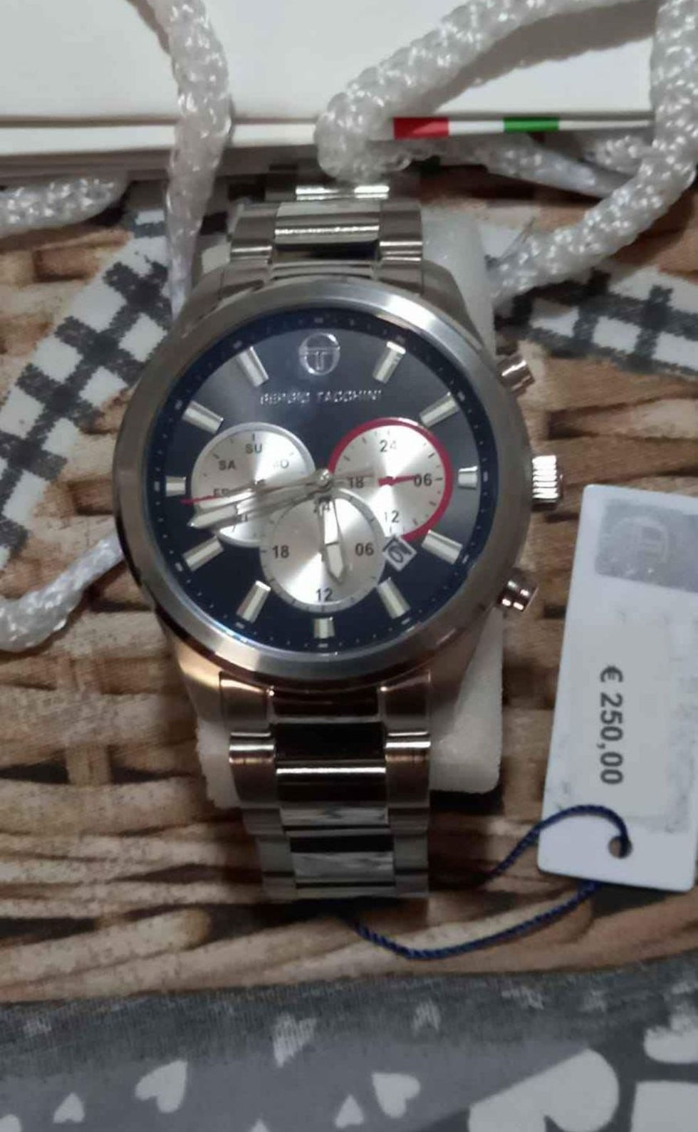 SERGIO
TACCHINI CRONOGRAFO
QUARZO ACCIAIO UOMO