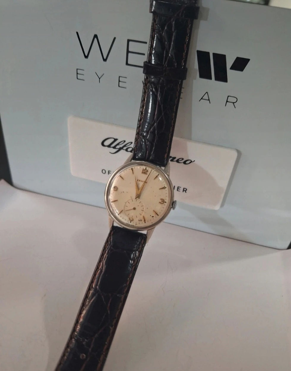 Miniatura: Orologio Zenith vintage
meccanico a carica manuale
acciaio 1941