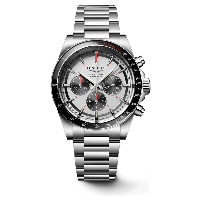 Longines Conquest L3.835.4.72.6 Uomo cronografo acciaio