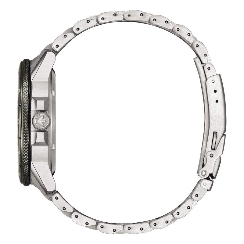 Miniatura: Citizen Sky GMT Mechanical NB6046-59E Uomo Acciaio 