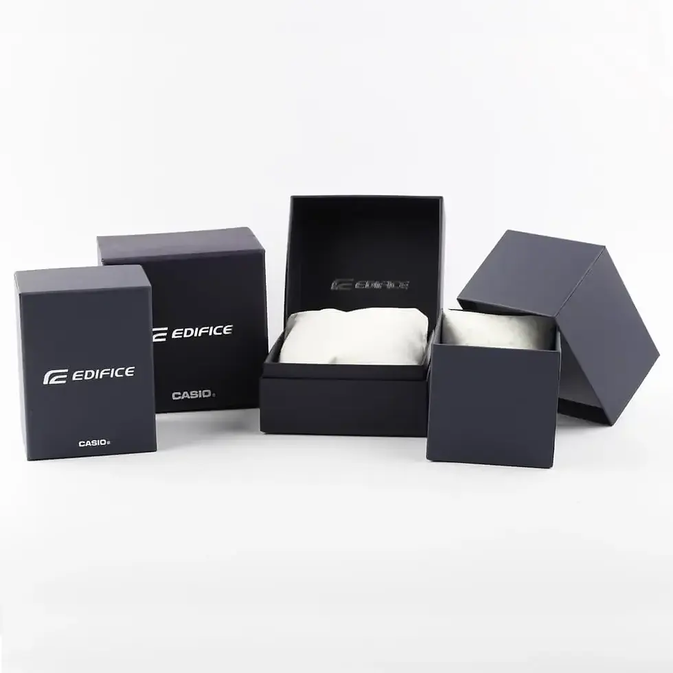 Miniatura: CASIO EDIFICE EFR-556D-1AVUEF Uomo Chrono Bracciale Acciaio Nero