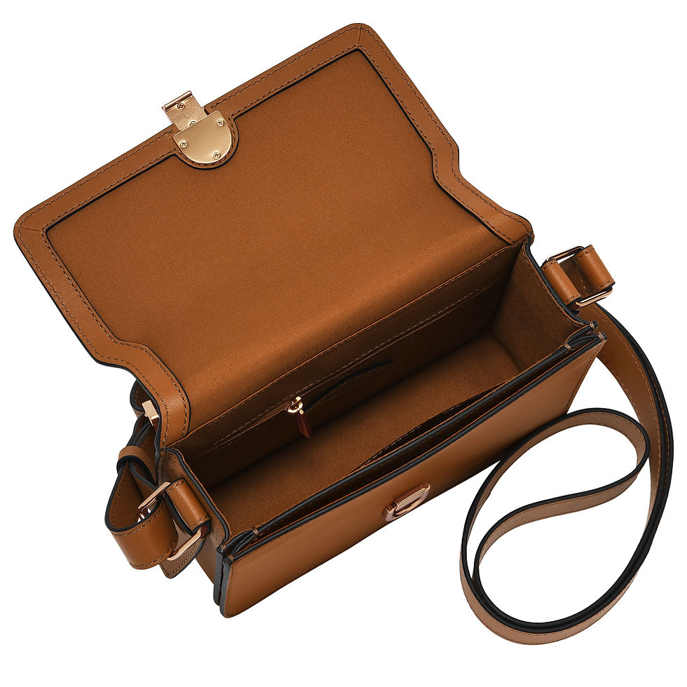 Miniatura: Borsa Donna FOSSIL AVONDALE ZB1860216 Pelle Marrone