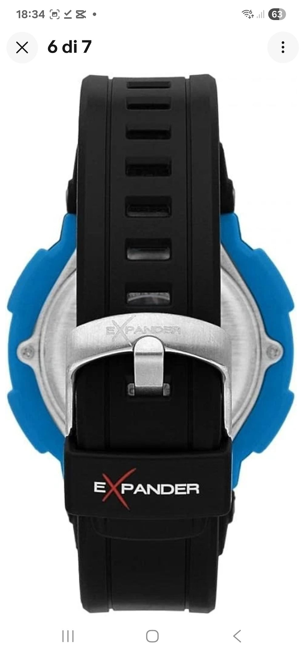 Miniatura: Sector Expander Analogico R3251534002 Uomo digitale nero blu