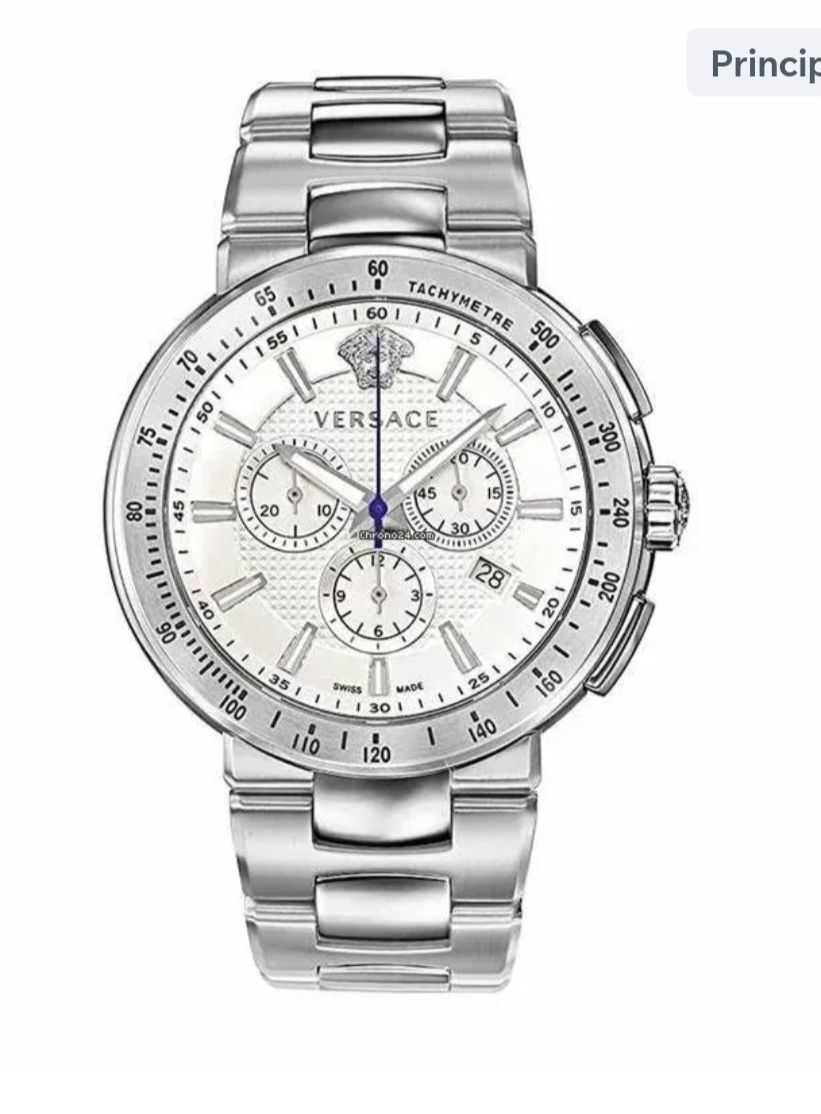 VERSACE VFG090013 Acciaio Uomo Silver IJP