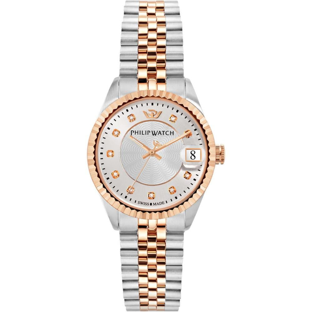 PHILIP WATCH CARIBE R8253597524 Donna  Acciaio Rosè Diamanti SWISS MADE