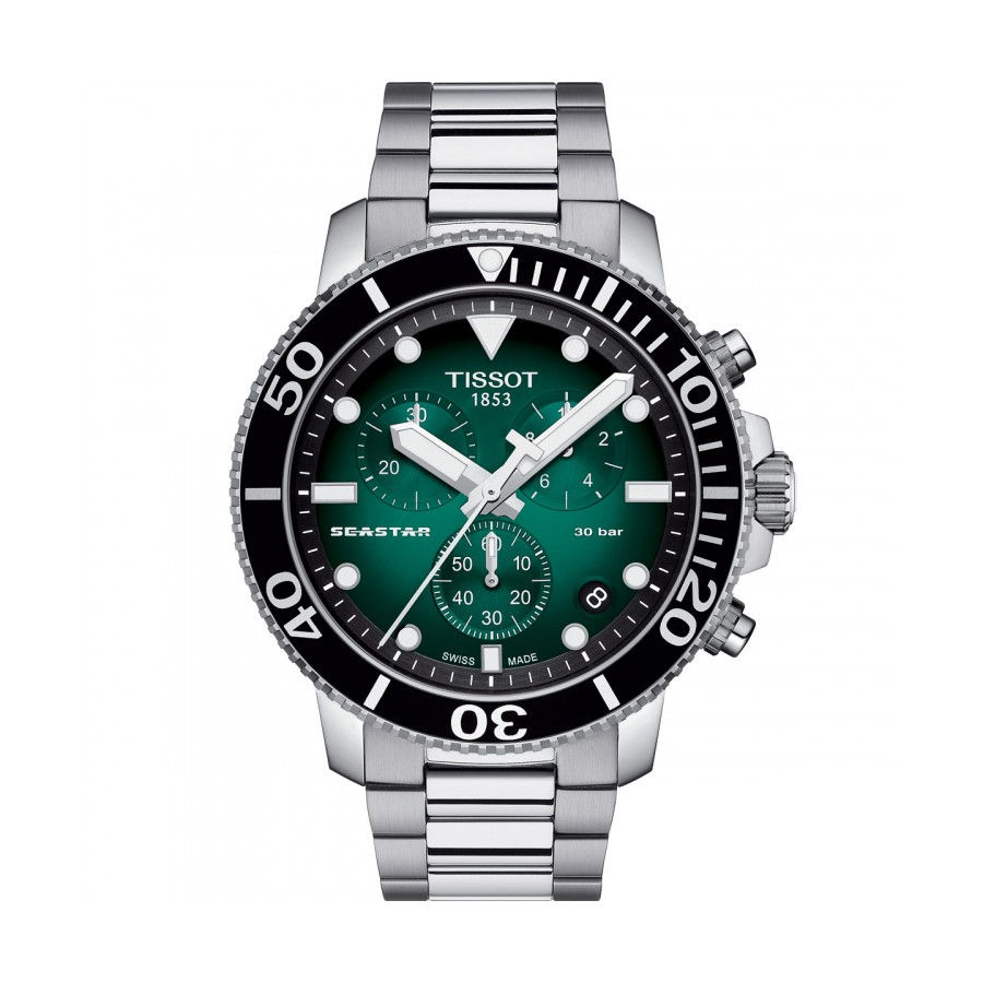 Tissot
Seastar 1000 Cronografo
Quadrante Verde T120.417.1