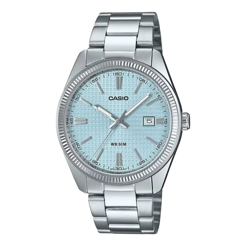 Casio MTP- 1302PE-2AV Uomo acciaio 50 metri