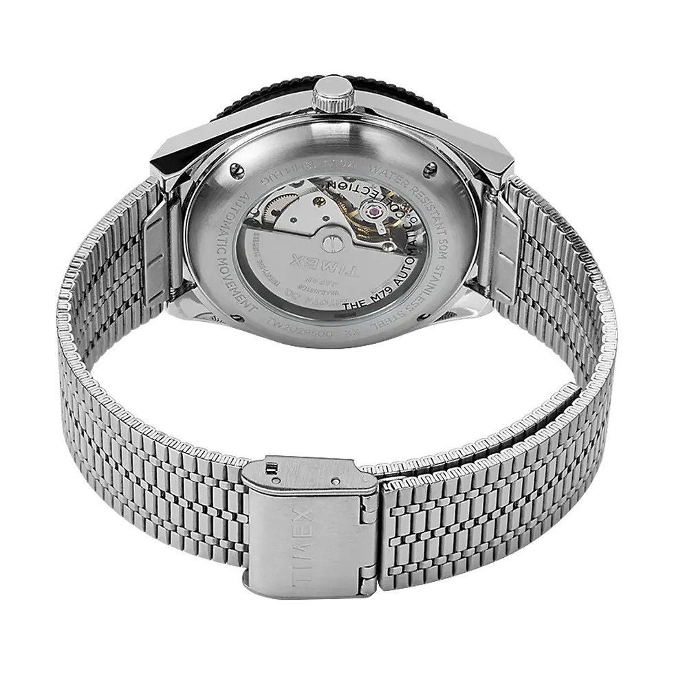 Miniatura: TIMEX M79 TW2U78300 Bracciale Acciaio Nero