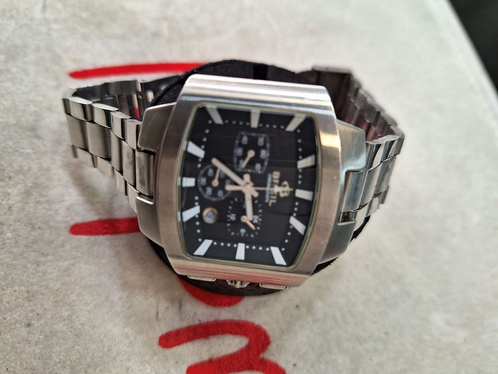 Miniatura: BREIL Milano cronografo acciaio usato