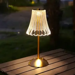 Gold Flower Table Lamp